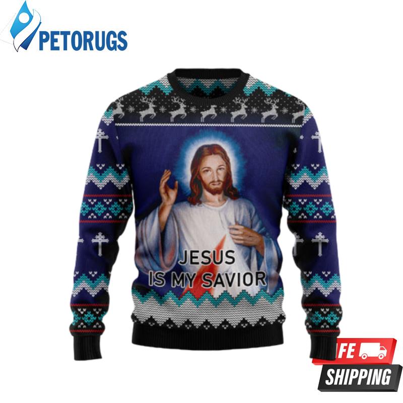 Jesus Is My Savior Ugly Christmas Sweaters