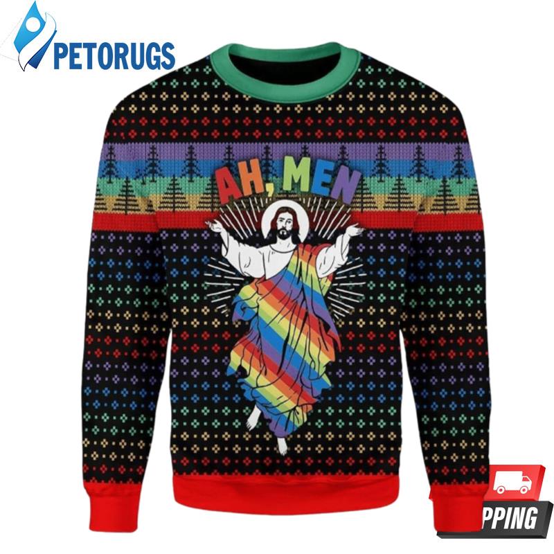 Jesus Lgbt Ugly Christmas Sweaters