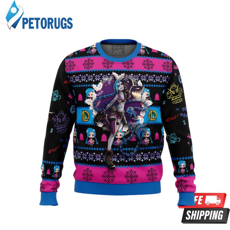 Jinx League of Legends Ugly Christmas Sweaters