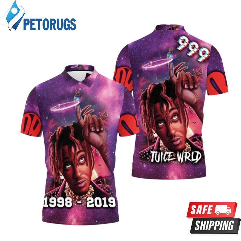 Juice Wrld 999 Angel Ring Legend Never Die Toon Polo Shirts