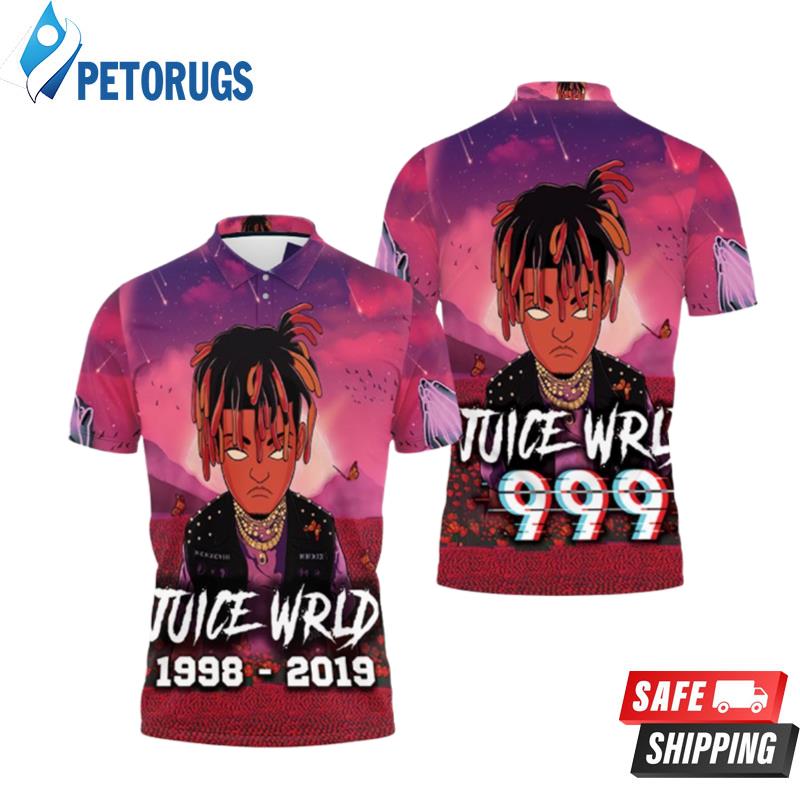 Juice Wrld 999 Legend Never Die Album Chibi Color Polo Shirts