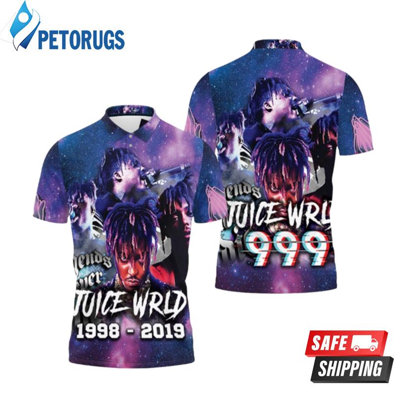 Juice Wrld 999 Legend Never Die Under Star Sky Polo Shirts