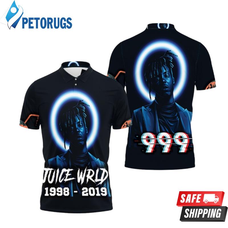 Juice Wrld 999 Rap Hip Hop Never Die Neon Style Polo Shirts