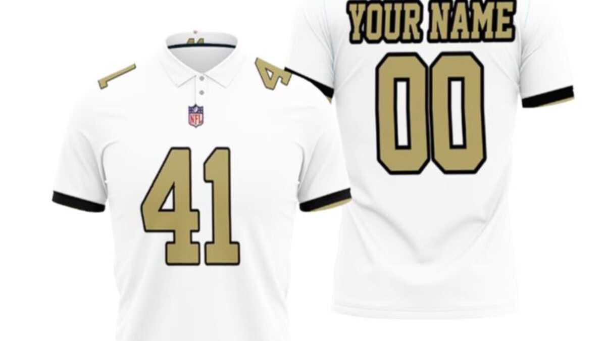 Kamara 41 New Orleans Saints Nfl Personalized Polo Shirts - Peto Rugs