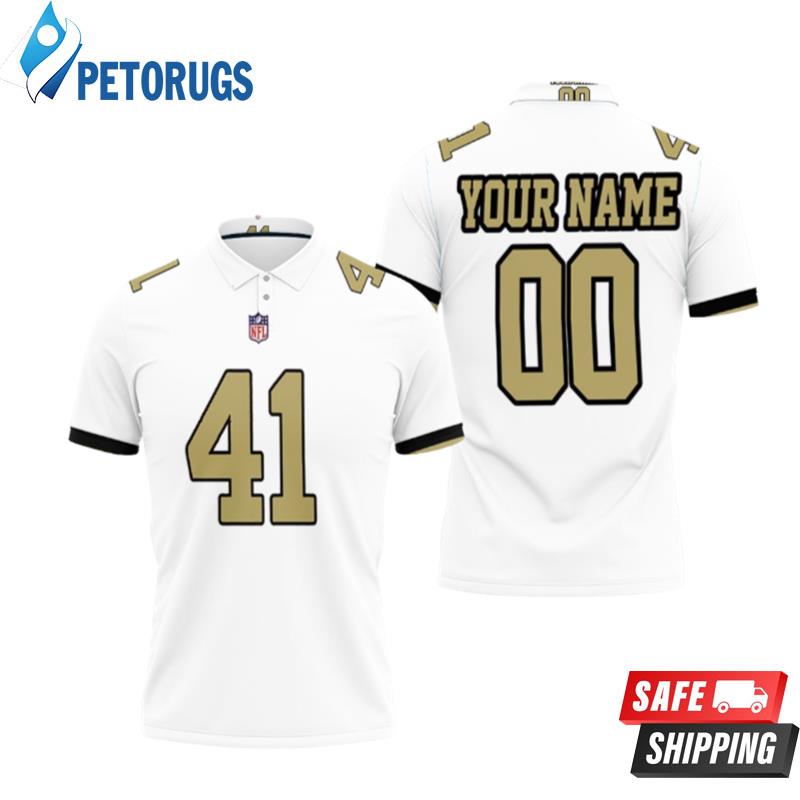 Kamara 41 New Orleans Saints Nfl Personalized Polo Shirts - Peto Rugs