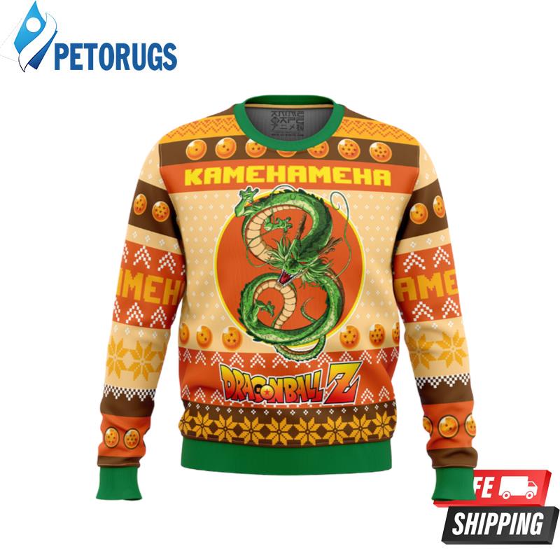 Kamehameha Dragon Ball Z Ugly Christmas Sweaters