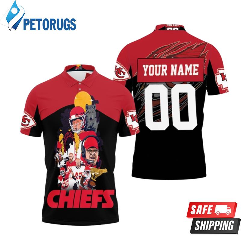 Kansas City Chiefs Andy Reid Team Wolf Nfl 2020 Super Bowl Personalized 1 Polo Shirts