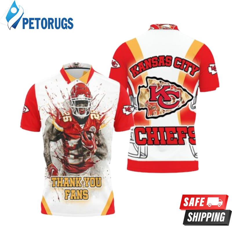 Kansas City Chiefs Damien Williams 26 Polo Shirts