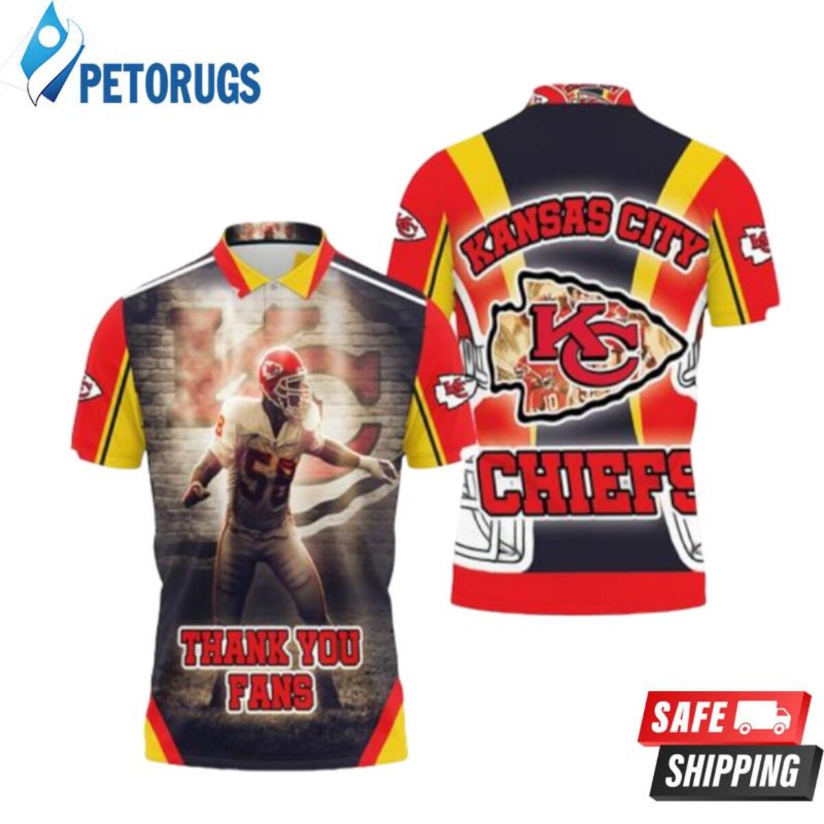 Men's Derrick Thomas Kansas City Chiefs Baseball Jersey - All