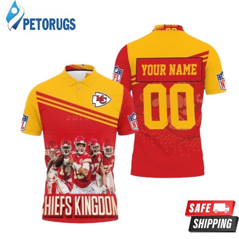 Kansas City Chiefs Kingdom Afc West Champions Division Super Bowl 2021 Personalized 1 Polo Shirts