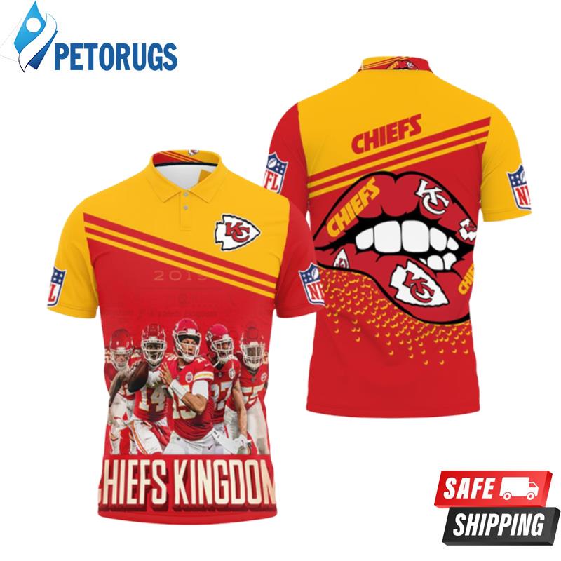 Kansas City Chiefs Kingdom Afc West Division Champions Division Super Bowl  2021 Polo Shirts - Peto Rugs