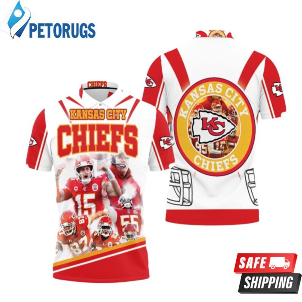 Afc West Division Champions Kansas City Chiefs Super Bowl 2021 Polo Shirts  - Peto Rugs