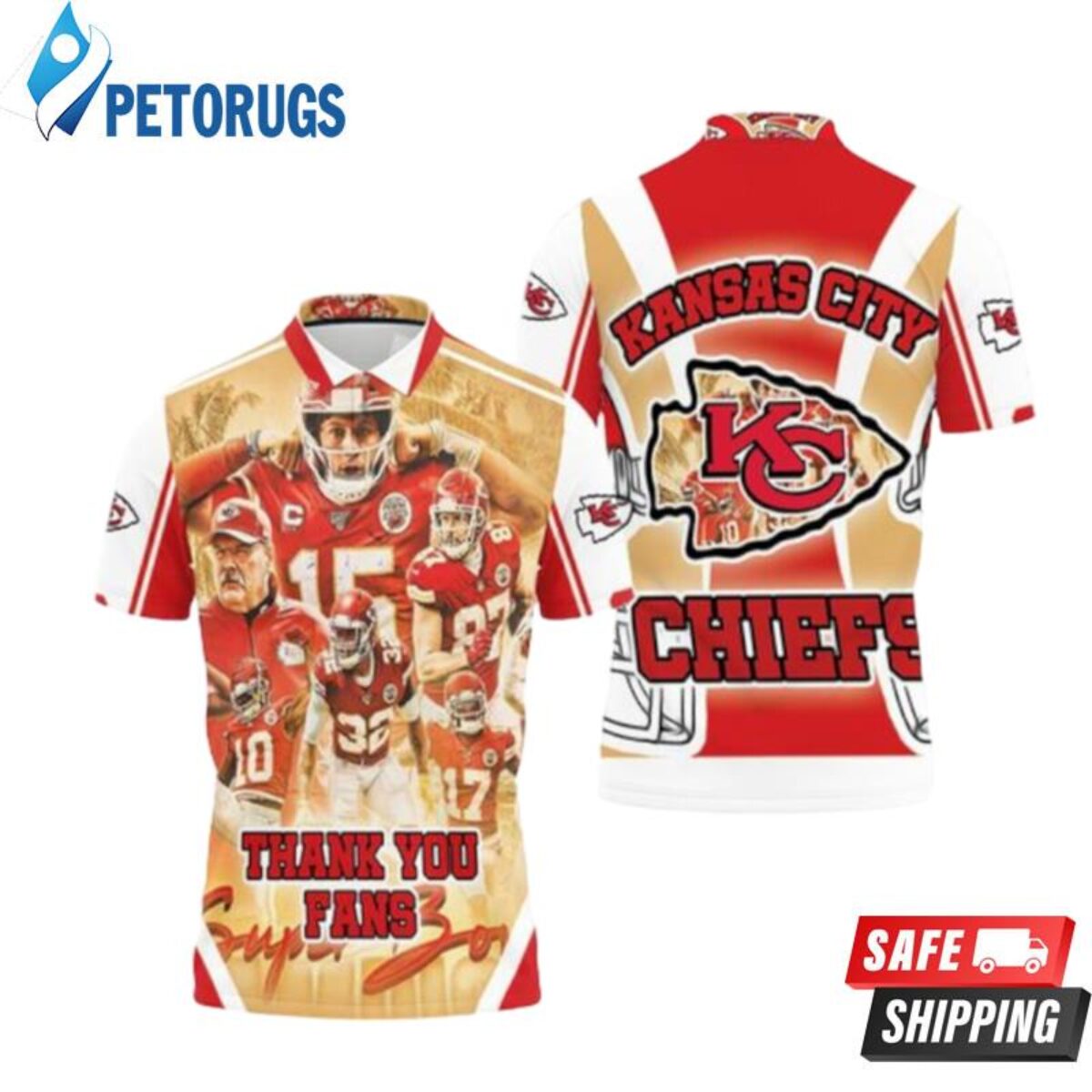 Kansas City Chiefs Kingdom Afc West Division Champions Division Super Bowl  2021 Polo Shirts - Peto Rugs