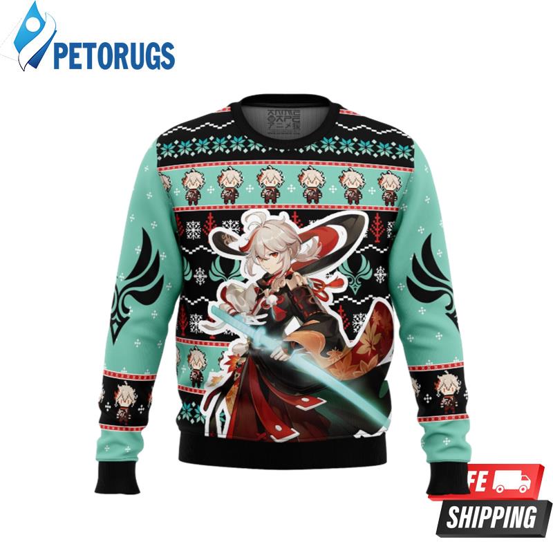 Kazuha Genshin Impact Ugly Christmas Sweaters