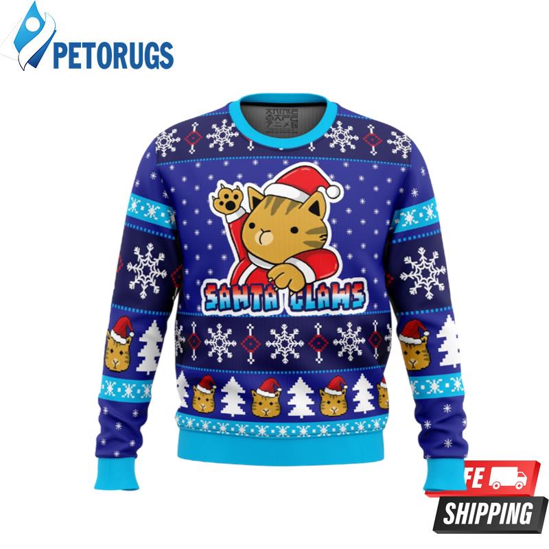 Kitty Claws Ugly Christmas Sweaters