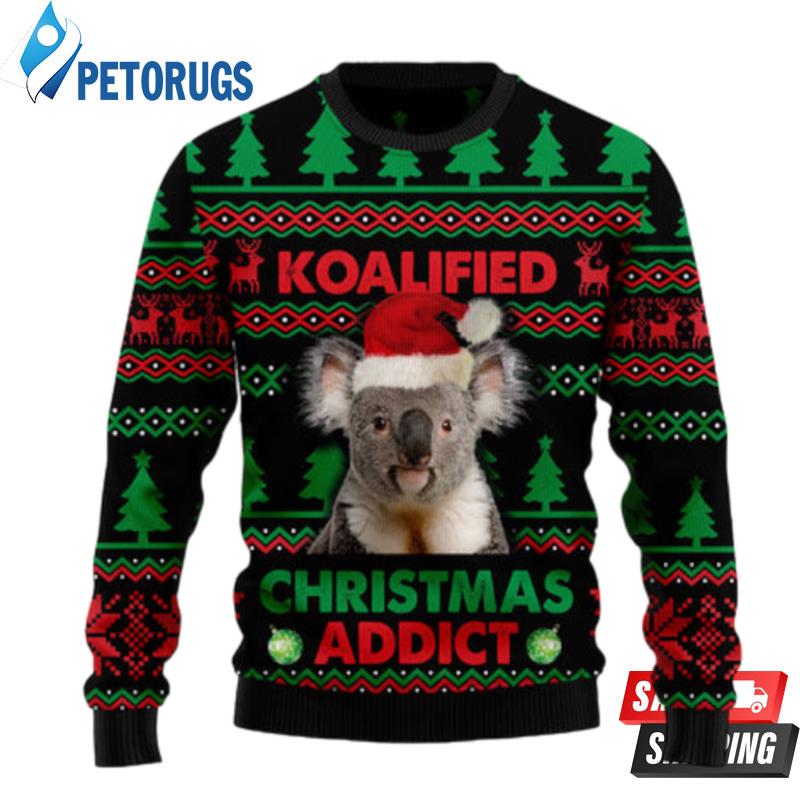 Koala Koalified Christmas Addict Ugly Christmas Sweaters