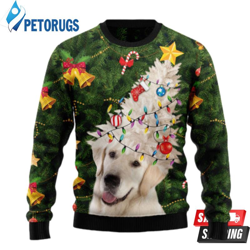 Labrador Retriever Noel Tree Ugly Christmas Sweaters