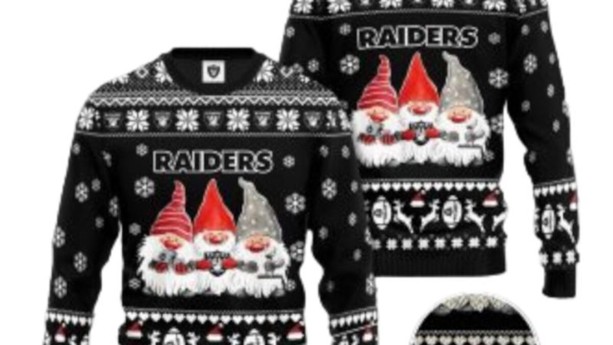 NFL Las Vegas Raiders Ugly Sweater,Ugly Sweater,NFL Sweater - Ingenious  Gifts Your Whole Family