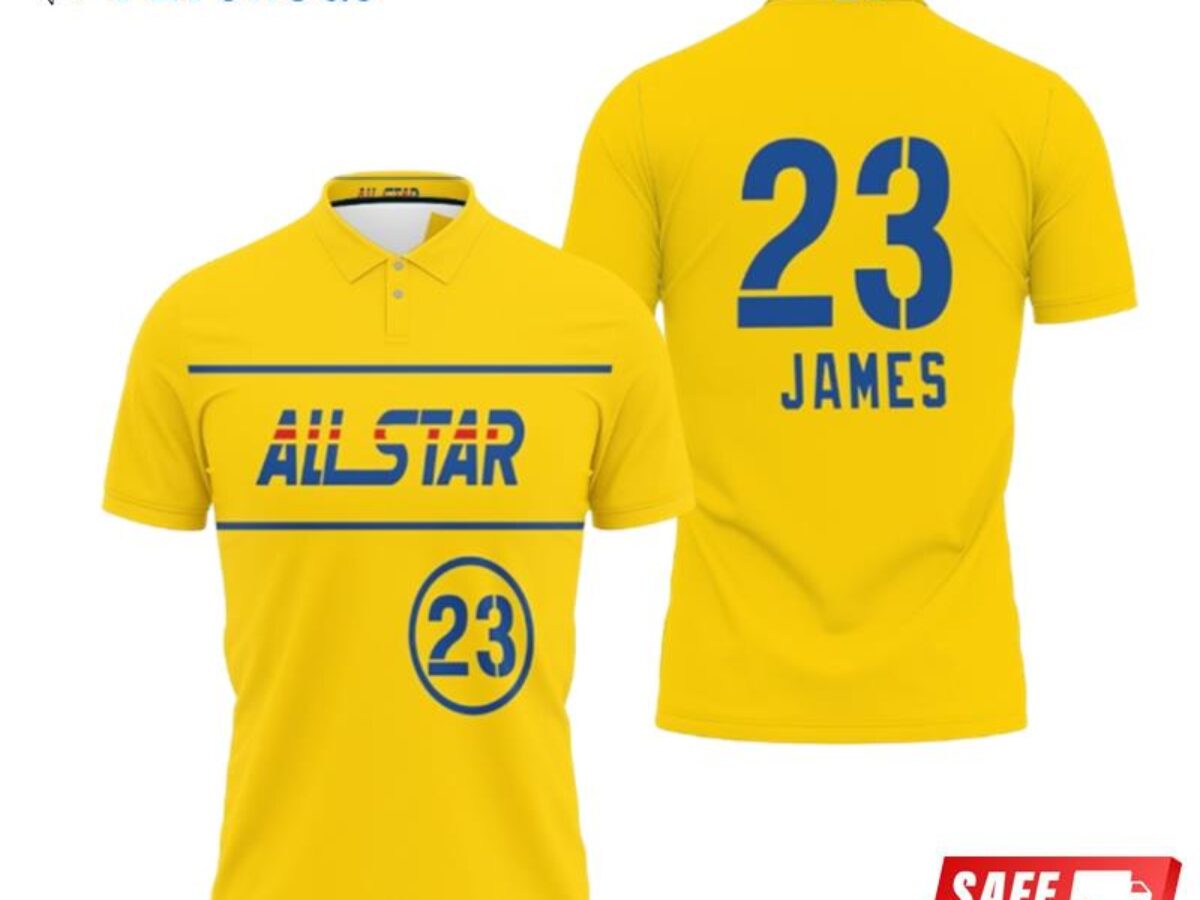 Lebron James Lakers 2021 All-star Western Conference Gold Inspired Polo  Shirts - Peto Rugs