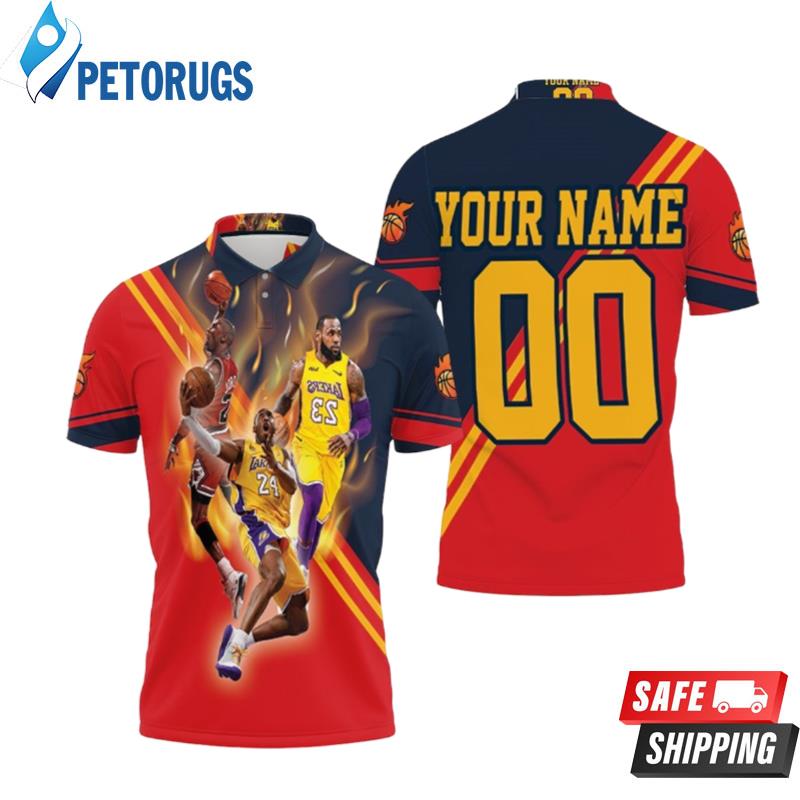 Legends Of Nba Signatures Personalized Polo Shirts