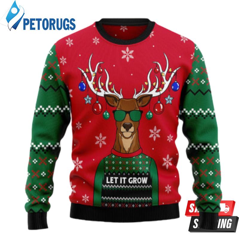 Let It Glow Ugly Christmas Sweaters