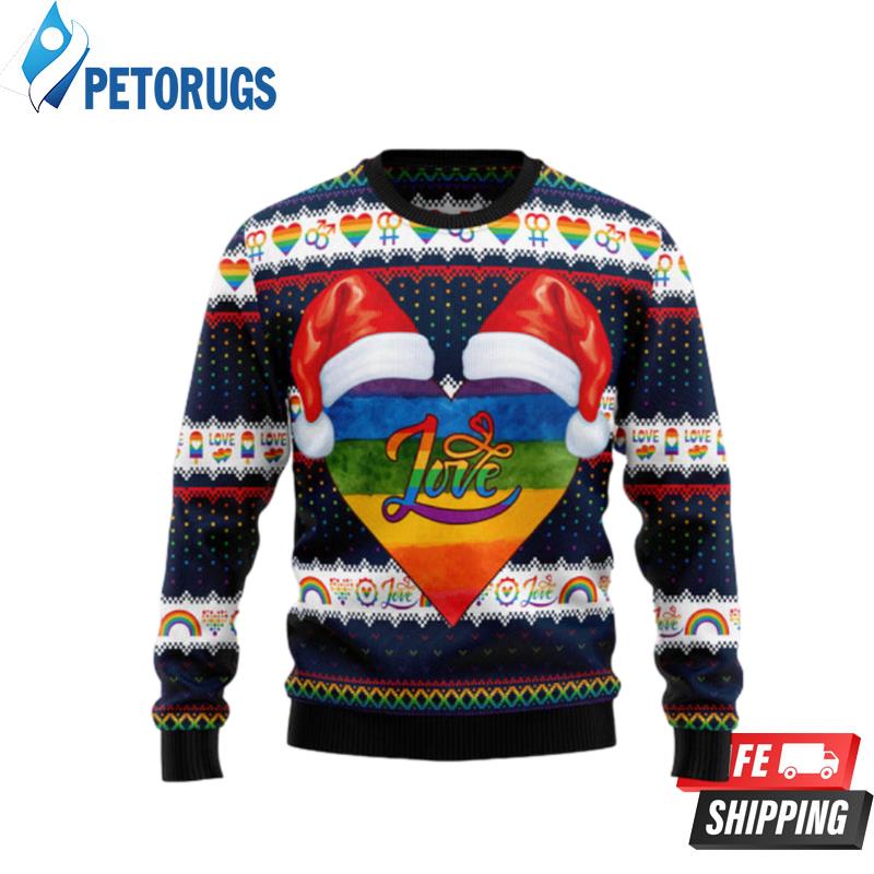 Lgbt Heart Ugly Christmas Sweaters