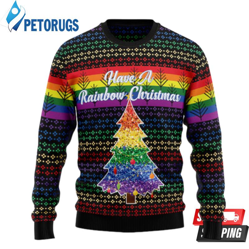 Lgbt Rainbow Ugly Christmas Sweaters
