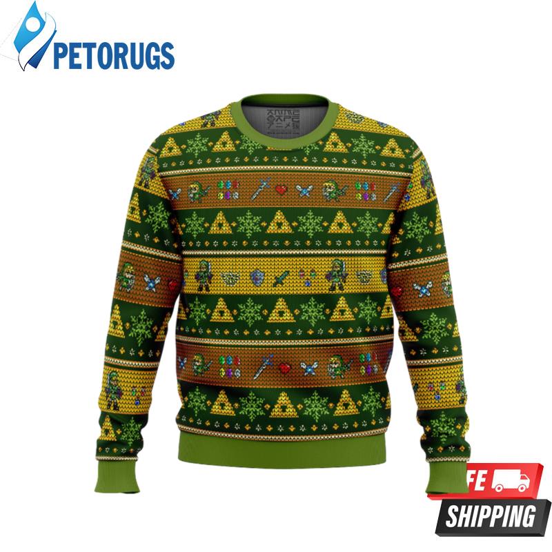 Link Adventure Legend of Zelda Ugly Christmas Sweaters