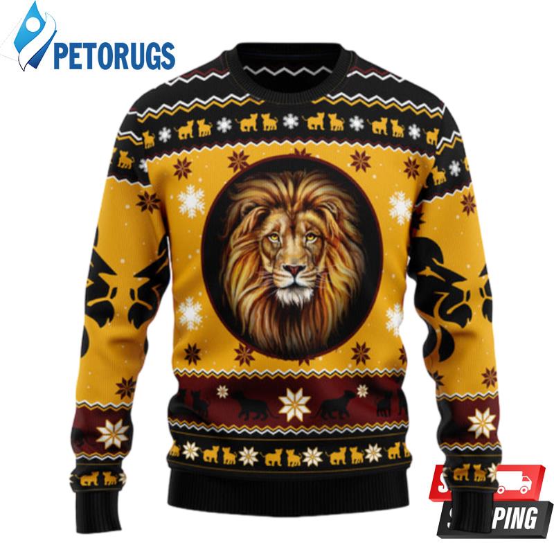 Lion Xmas Ugly Christmas Sweaters