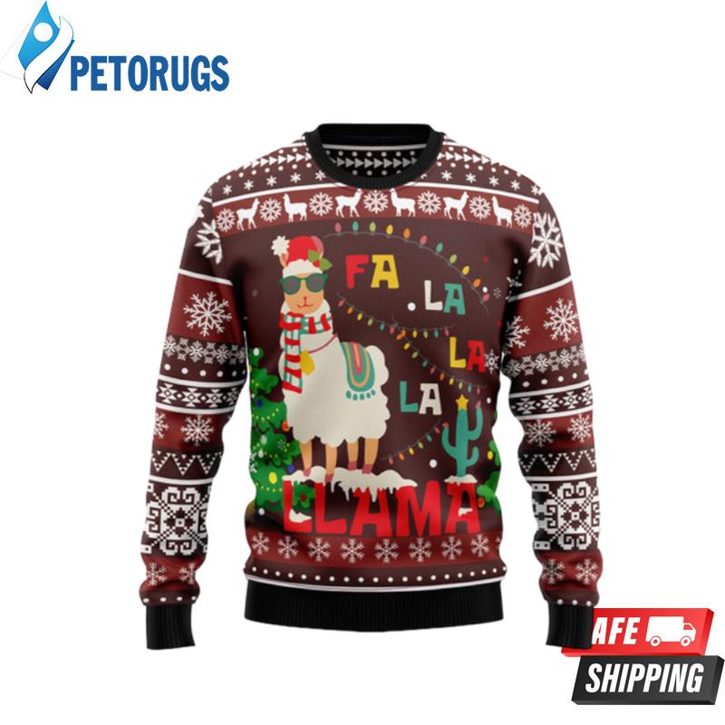 Llama Falalala Christmas Ugly Christmas Sweaters