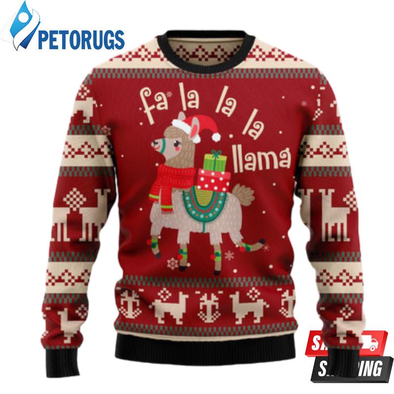 Llama Lalala T309 Ugly Christmas Sweater Ugly Christmas Sweaters