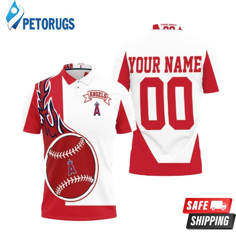 Los Angeles Angels Personalized Polo Shirts