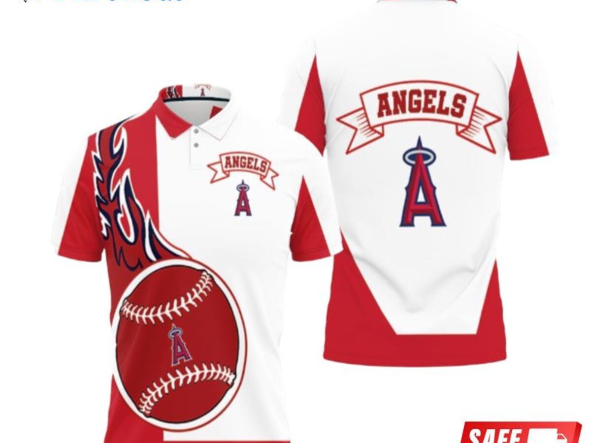 Art Los Angeles Angels Black 2019 Inspired Style Polo Shirts - Peto Rugs