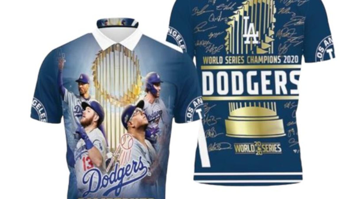 2020 World Series Champions Los Angeles Dodgers Polo Shirts - Peto Rugs