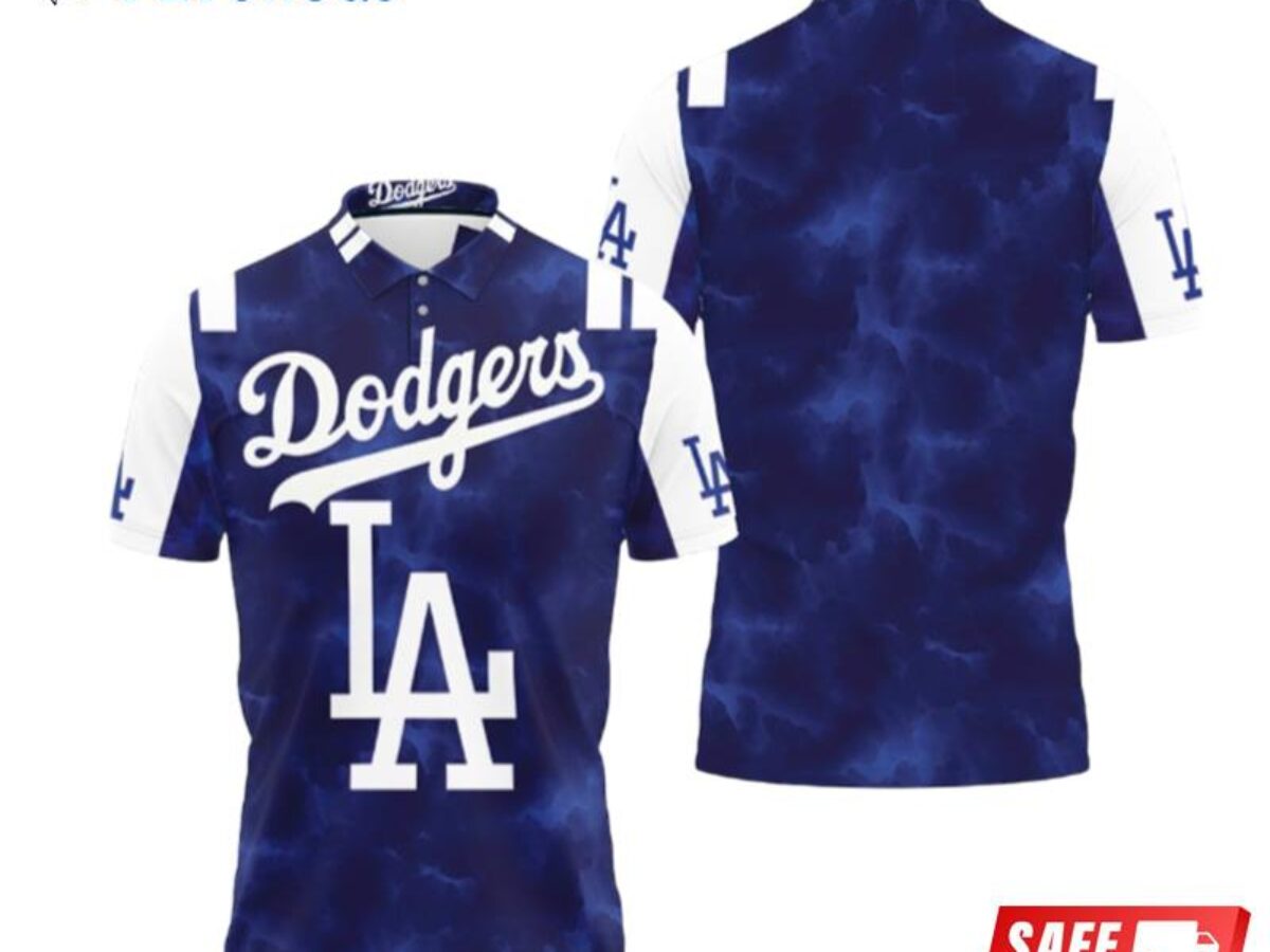 Los Angeles Dodgers Royal Inspired Style Polo Shirts - Peto Rugs