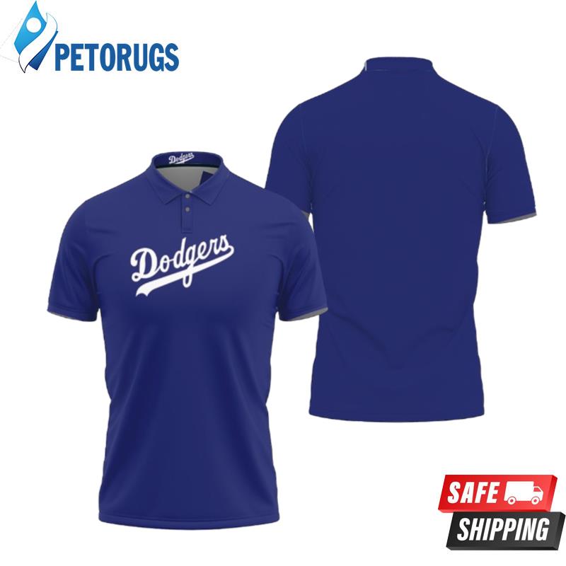 Los Angeles Dodgers Royal Inspired Style Polo Shirts