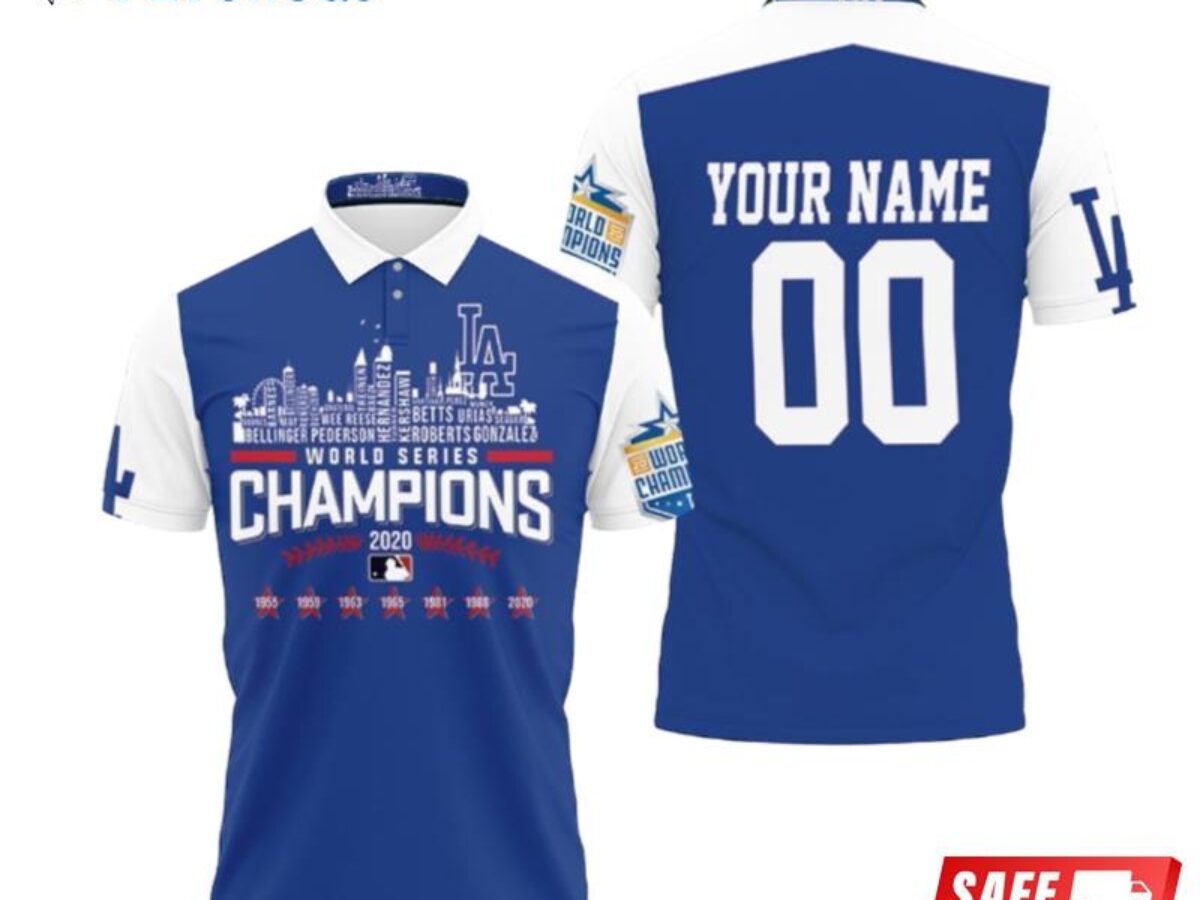 2020 World Series Champions Los Angeles Dodgers Polo Shirts - Peto Rugs