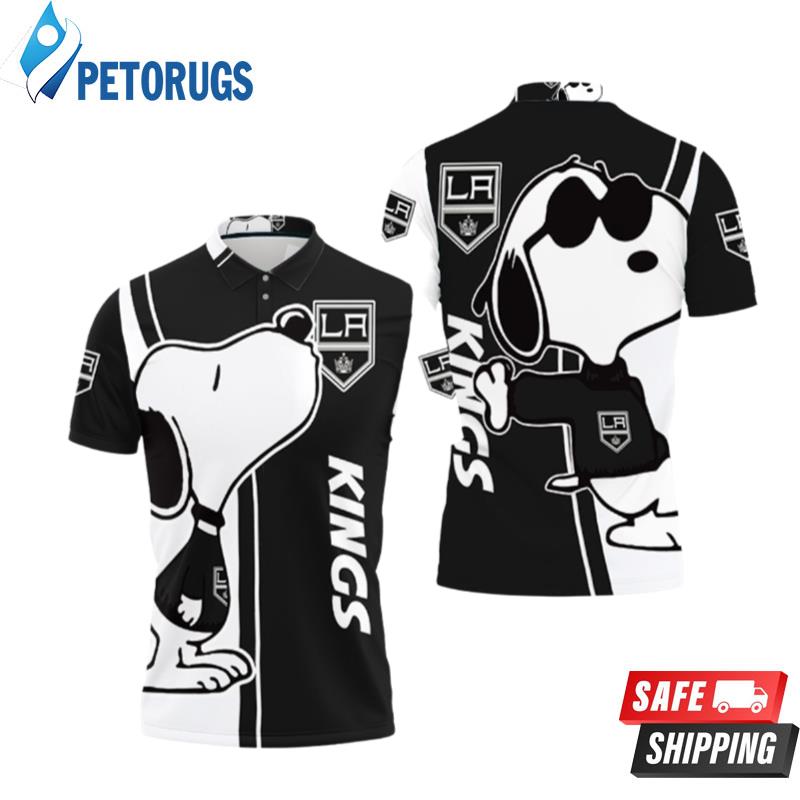 Los Angeles Kings Snoopy Lover Printed Polo Shirts