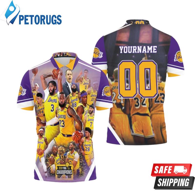 Los Angeles Lakers 2020 Champions For Fans Polo Shirts