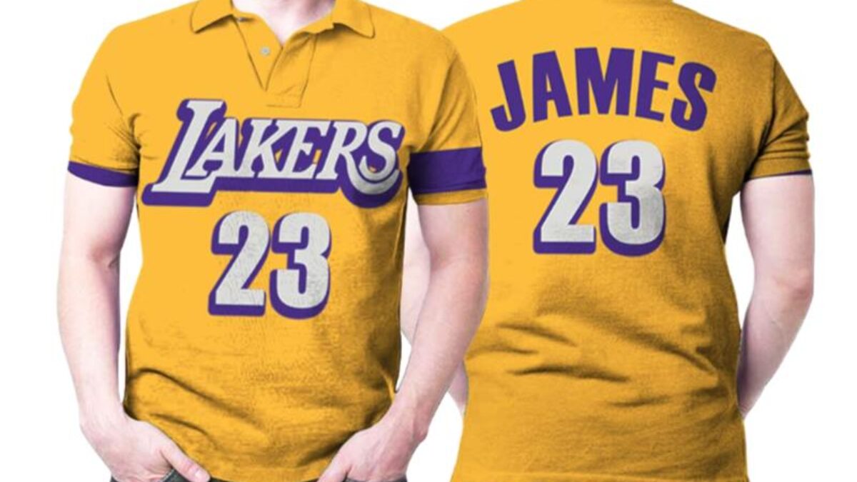 Basketball Jersey T shirt LA Lakers Lebron James 23 NBA City