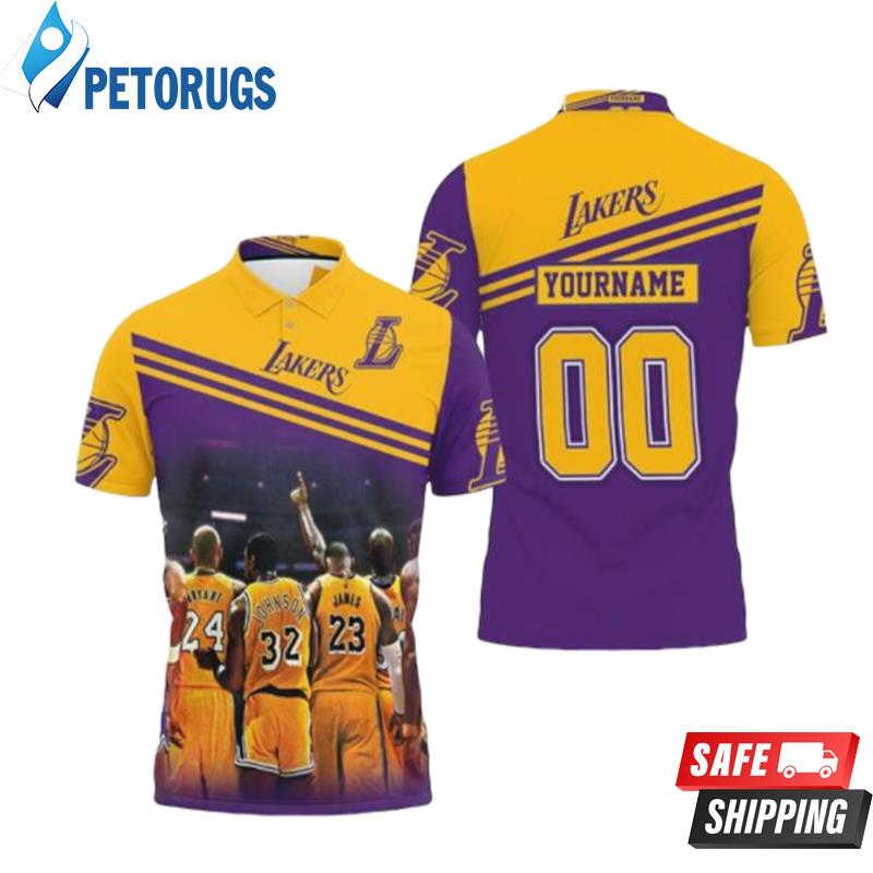 Los Angeles Lakers Nba Western Conference Nba For Fans Polo Shirts