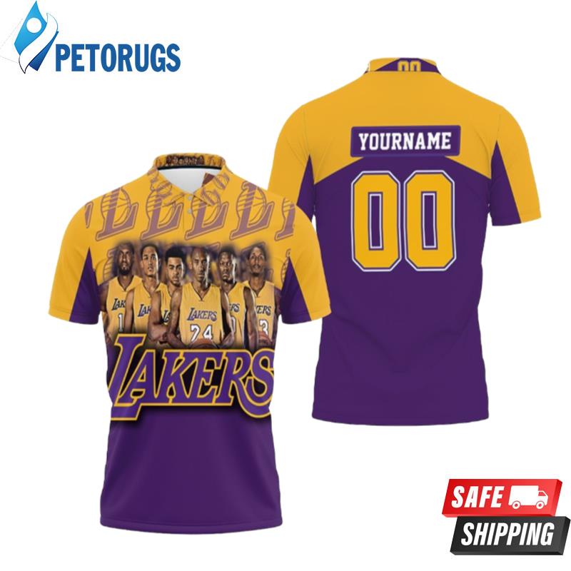 Los Angeles Lakers Nba Western Conference Robot Polo Shirts