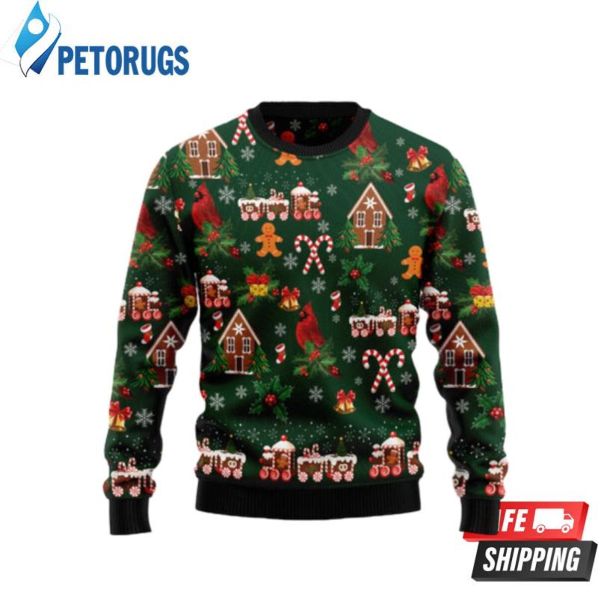 St. Louis Cardinals Ugly Christmas Sweater - Peto Rugs