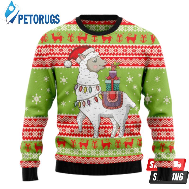 Love Llama Ugly Christmas Sweaters