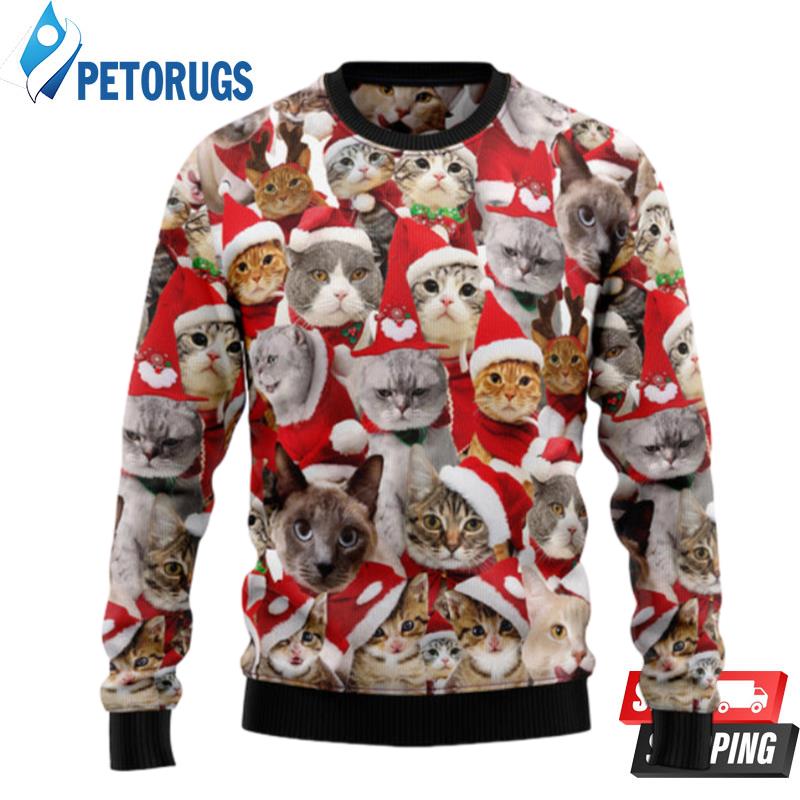 Lovely Cats Ugly Christmas Sweaters