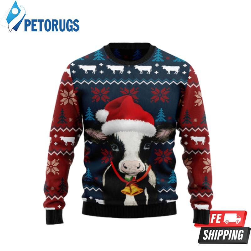 Lovely Cow Ugly Christmas Sweaters