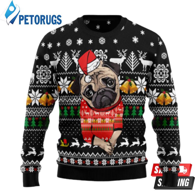 Lovely Pug Ugly Christmas Sweaters