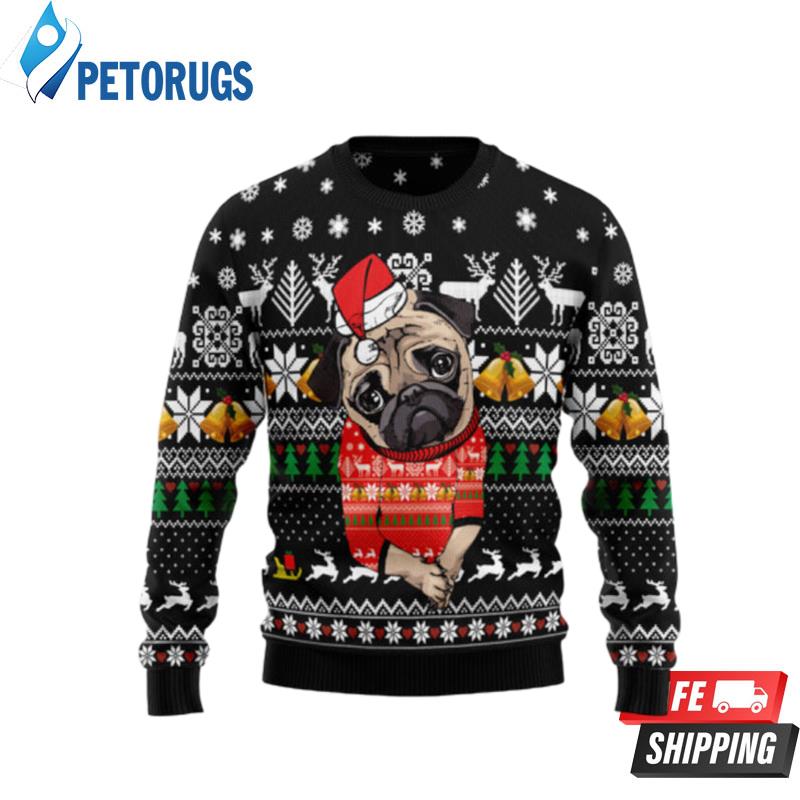 Lovely Pug Ugly Christmas Sweaters