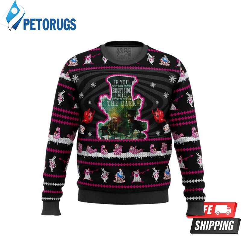 Mad Hatter Alice In Wonderland Ugly Christmas Sweaters