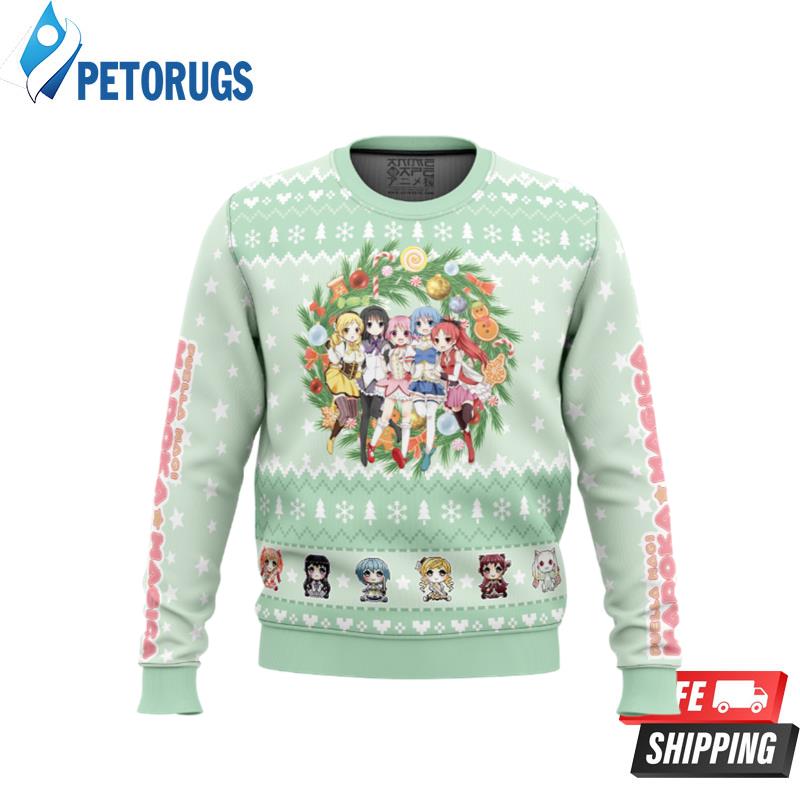 Magical Girls Puella Magi Madoka Magica Ugly Christmas Sweaters